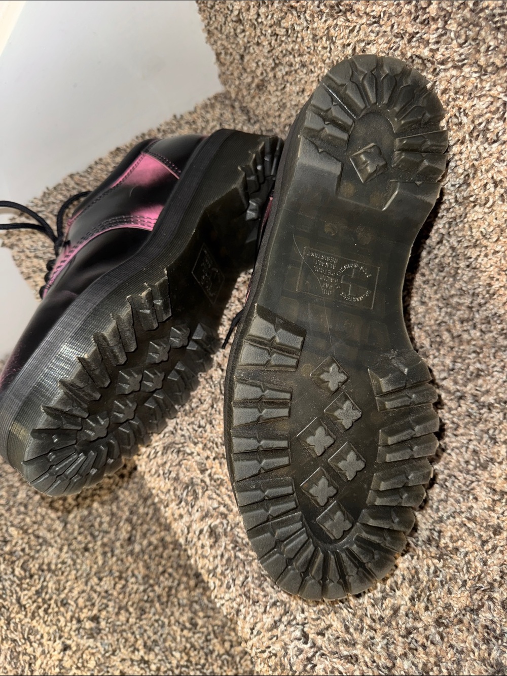 Dr. Martens 8053 Quad Arcadia Platform Shoes (Black/Fondant Pink) size 9 US M - Picture 3 of 5
